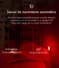 Luces rojas nocturnas SMART DREAM — pack de 2 - Imagen 5